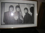 Beatles picture in solid frame