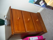 2 x bedside tables (wooden)